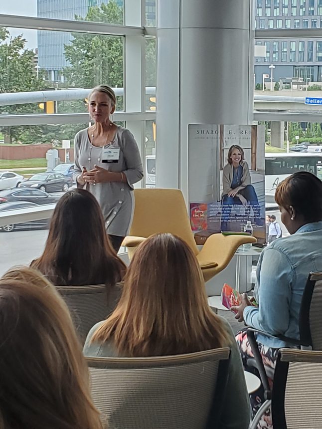 Sharon Reed facilitating a women's leadership program